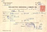 Piniaha Birth Certificate from Yaroslaw, Poland