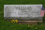 Headstone for Arthur and Genevieve Williams