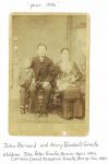 1886 Family Photo of John Bernard and Mary Ann Goebel Greufe