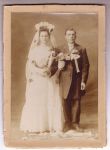Wedding Picture of Peter Yestremski and Josephine Piniaha